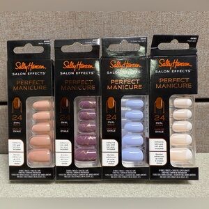 Sally Hansen Salon Effects Press-On Nails - Moon-ami, Buff, O-Zone, Outside Line